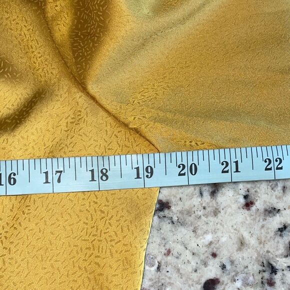 MINKPINK Womens V-Neck Bell Sleeve Tie Wrap Front Mini Dress Marigold Small NWT - Picture 7 of 8